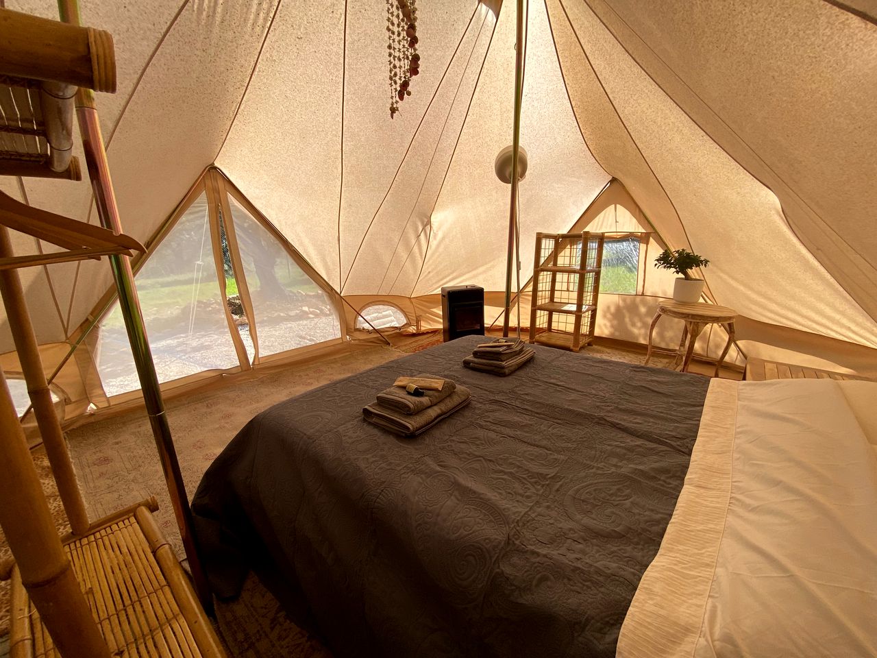 Beautiful Bell Tent is Perfect for a Catalonian Retreat