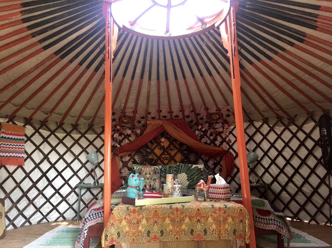 Yurts (Spain, Cartama, Andalusia)