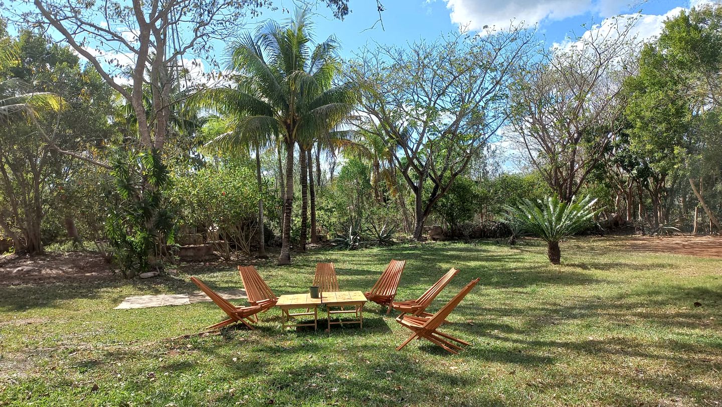 Charming Tent Getaway with a Pool near Conkal, Mexico