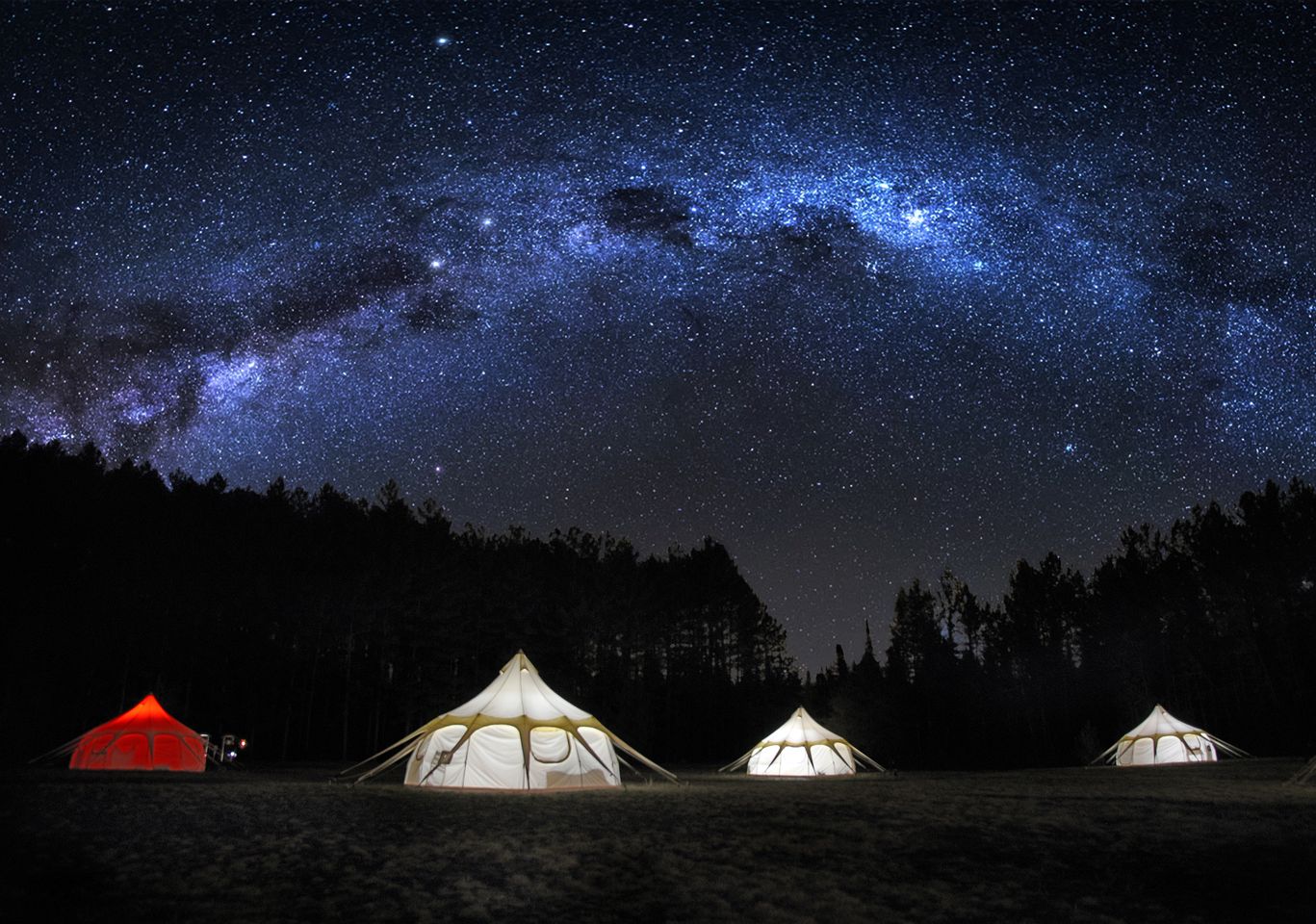 Luxury Bell Tent in Mont Tremblant for a Romantic Getaway