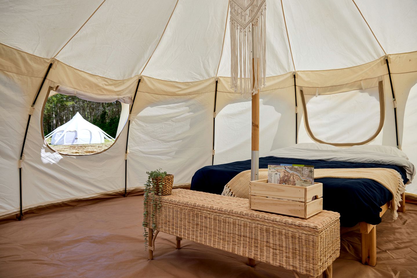 Luxury Bell Tent in Mont Tremblant for a Romantic Getaway