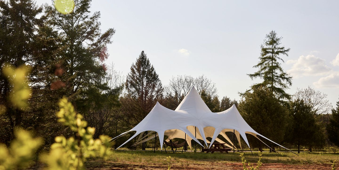 Luxury Bell Tent in Mont Tremblant for a Romantic Getaway