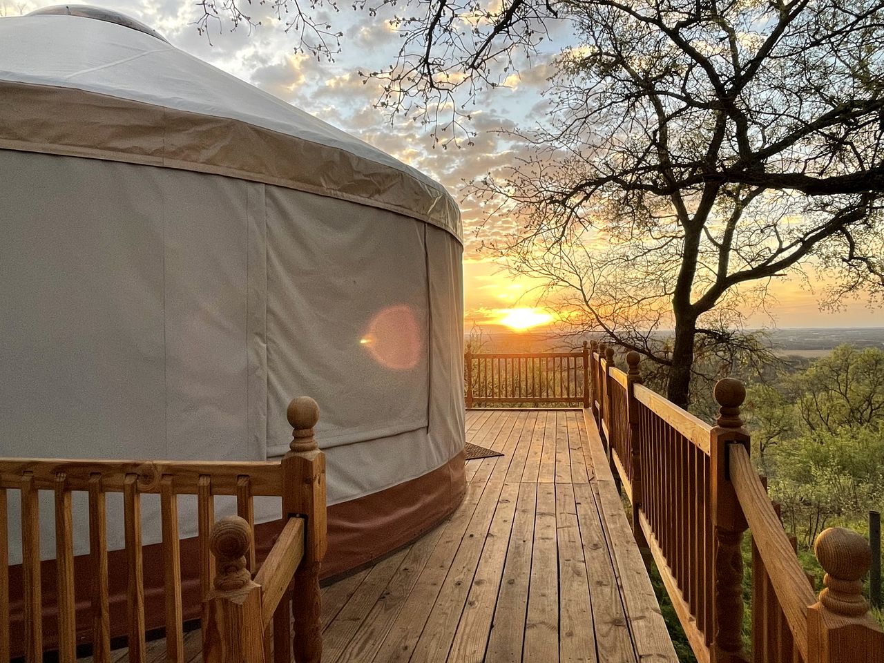 Texas Yurt for a Unique Glamping Holiday