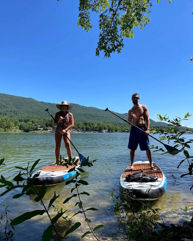 Beautiful Bell Tents for Lakeside Glamping near Knoxville, Tennessee