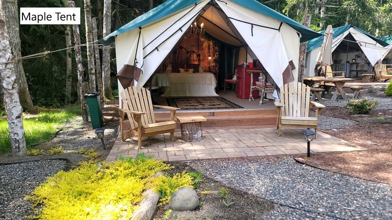 Safari Tents (United States of America, Lilliwaup, Washington)