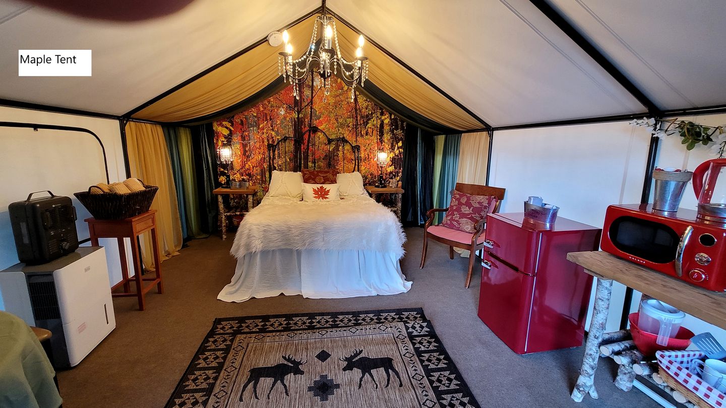 Lovely Glamping Tents for Romantic Weekends in Nature in Washington