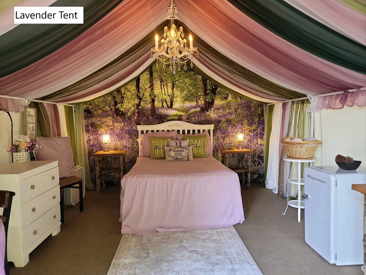 Lovely Glamping Tents for Romantic Weekends in Nature in Washington