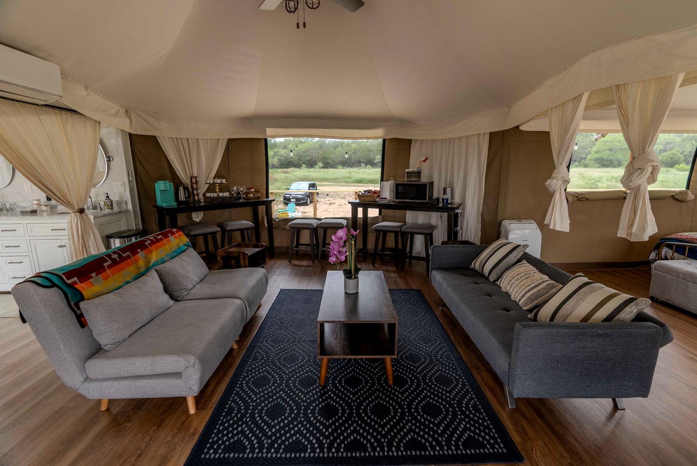 Rest and Recharge at this Wonderful Glamping Destination in Burnet, Texas