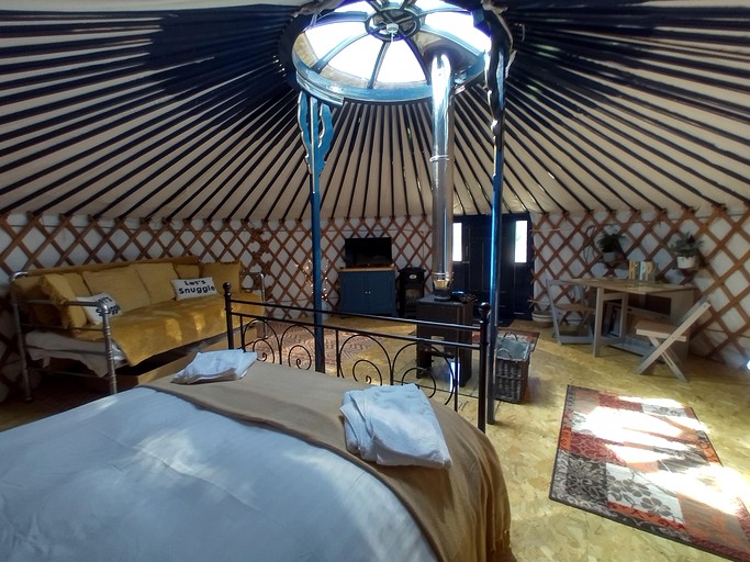 Yurts (United Kingdom, Carmarthenshire, Wales)