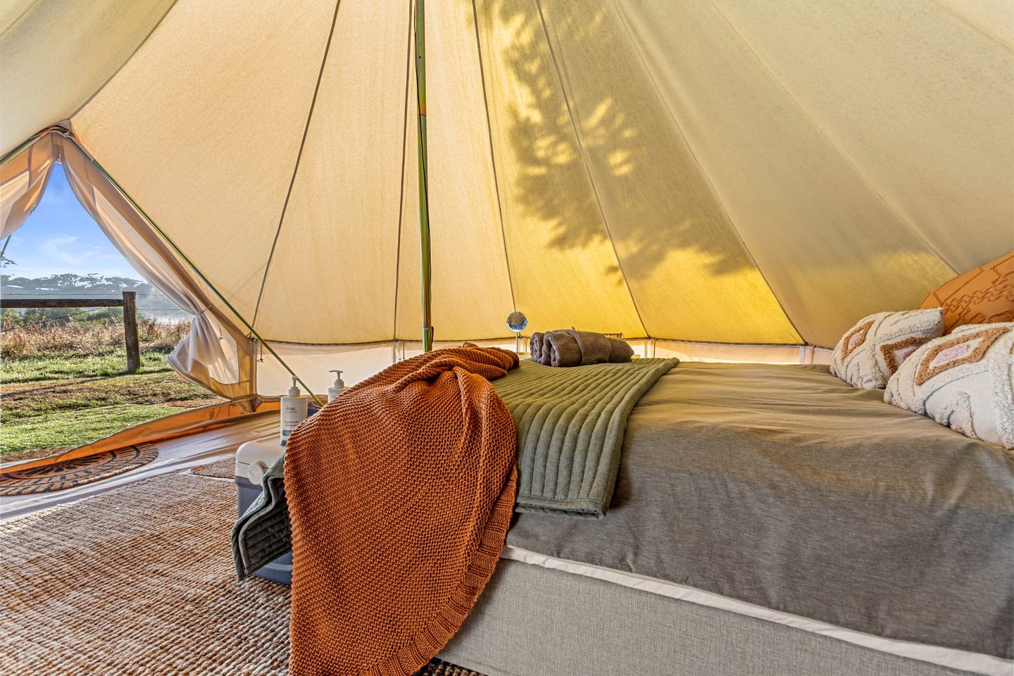 Bell Tent Retreat for Two in Victoria's Picturesque Otway Ranges, Australia