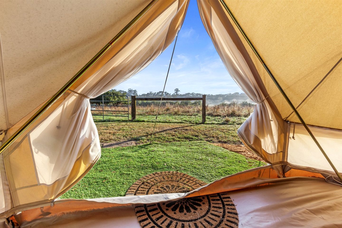 Bell Tent Retreat for Two in Victoria's Picturesque Otway Ranges, Australia