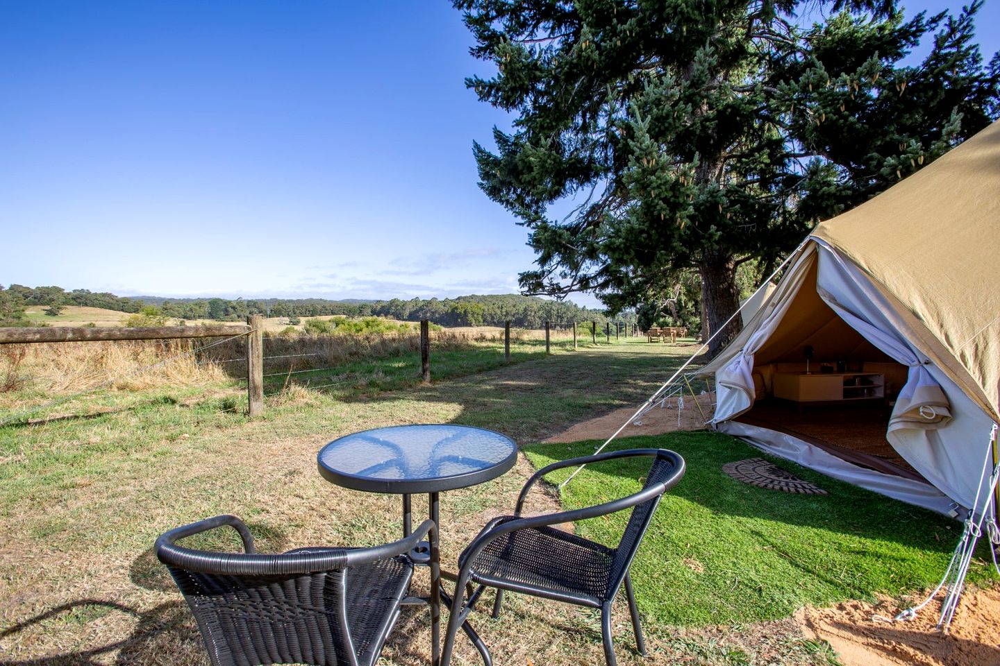 Bell Tent Retreat for Two in Victoria's Picturesque Otway Ranges, Australia