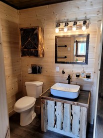 Luxury Cabin Rental for Two with BBQ and Fire Table in Nordegg, Alberta photo 2