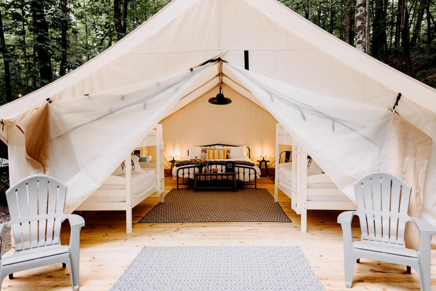 Deluxe Safari Tent for a Georgia Glamping Escape at Unicoi State Park