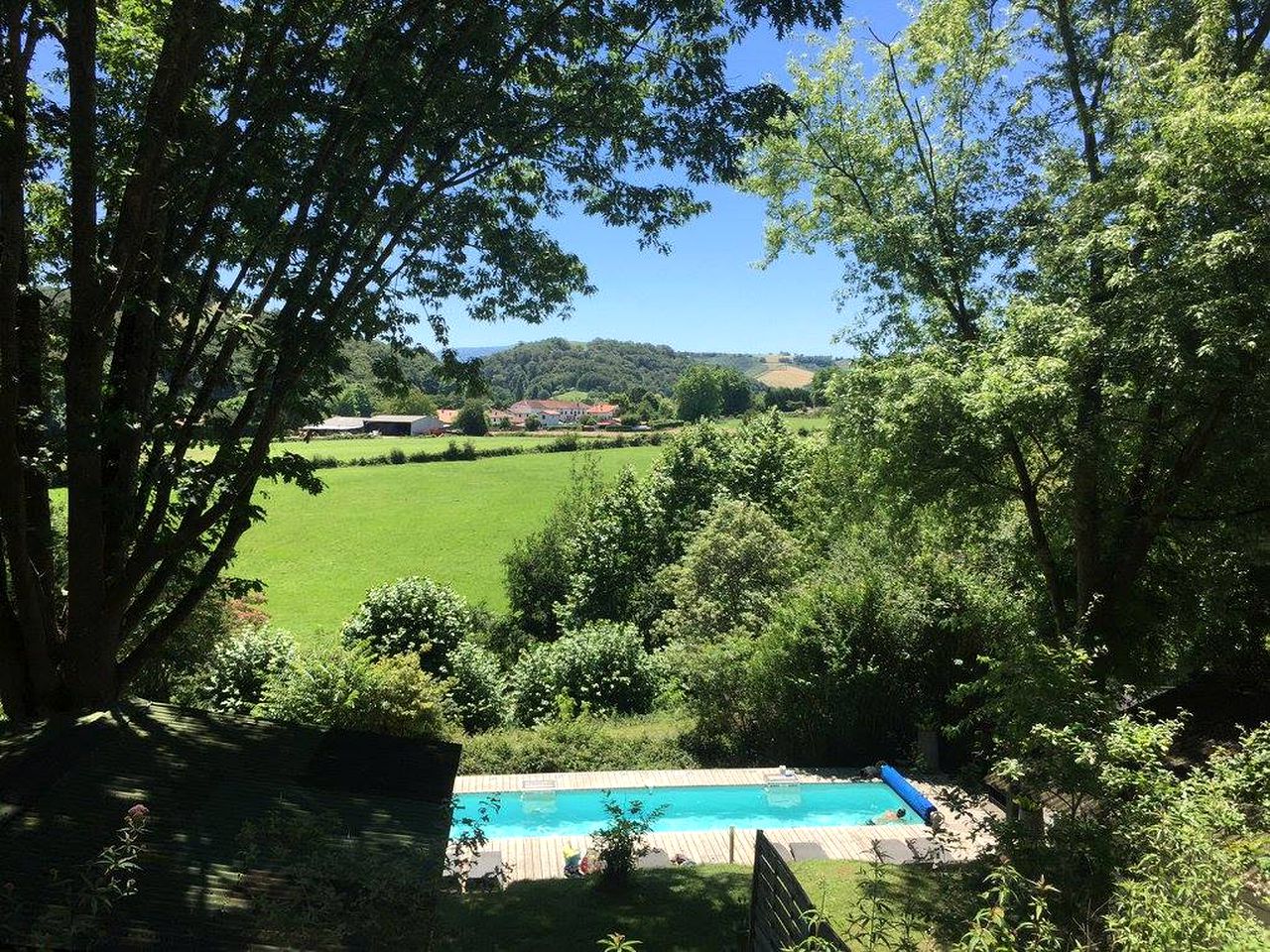 Charming Vacation Rental with a Shared Pool near Biarritz, South-West France