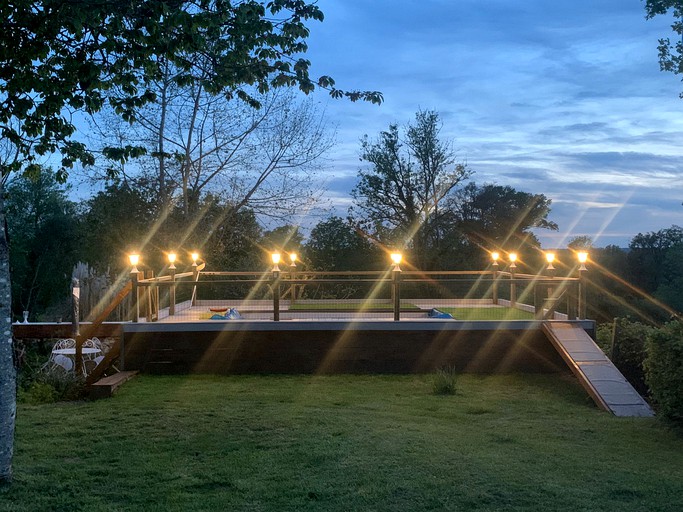 Yurts (France, Saint Sornin La Marche, Haute-Vienne)
