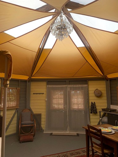 Yurts (France, Saint Sornin La Marche, Haute-Vienne)