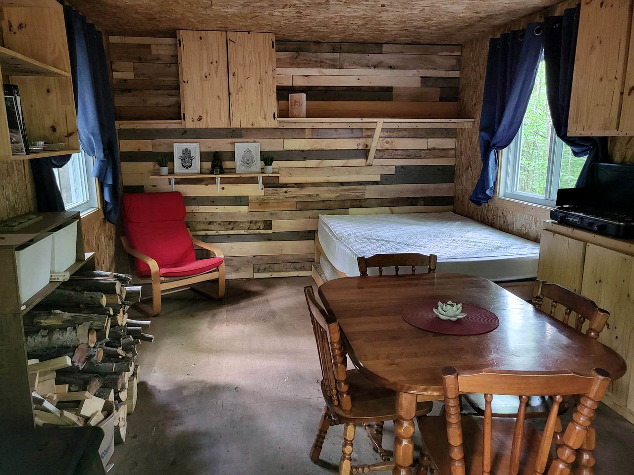 Rustic Escapes to the Canadian Wilderness in this Cozy Cabin for Two in Saint-Damien, Quebec