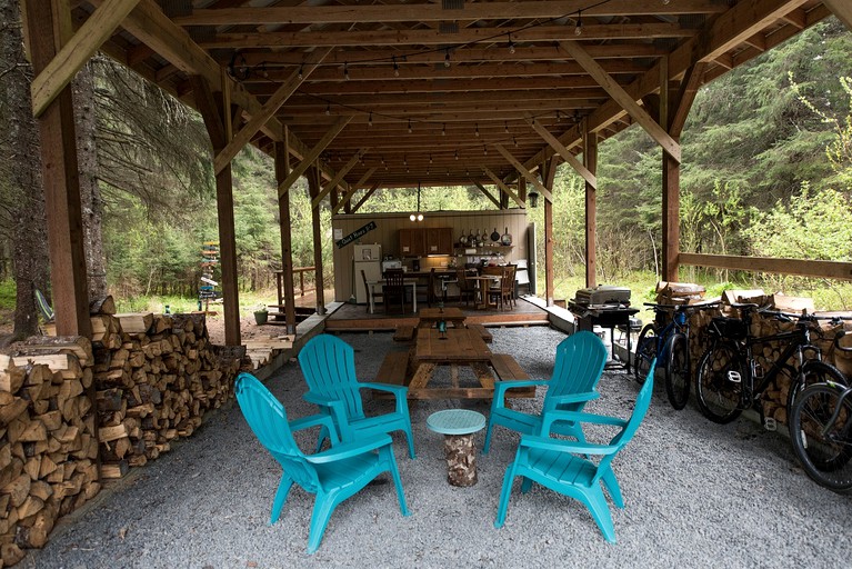 Yurts (United States of America, Seward, Alaska)