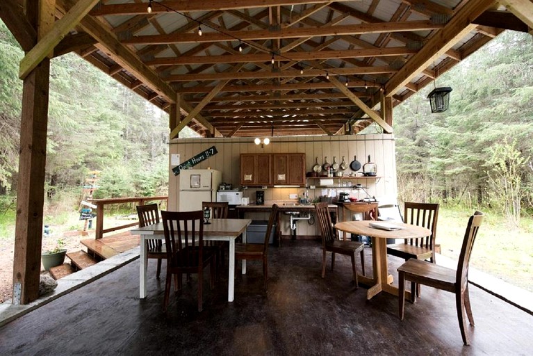 Yurts (United States of America, Seward, Alaska)