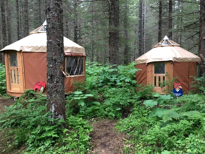 Yurts (United States of America, Seward, Alaska)