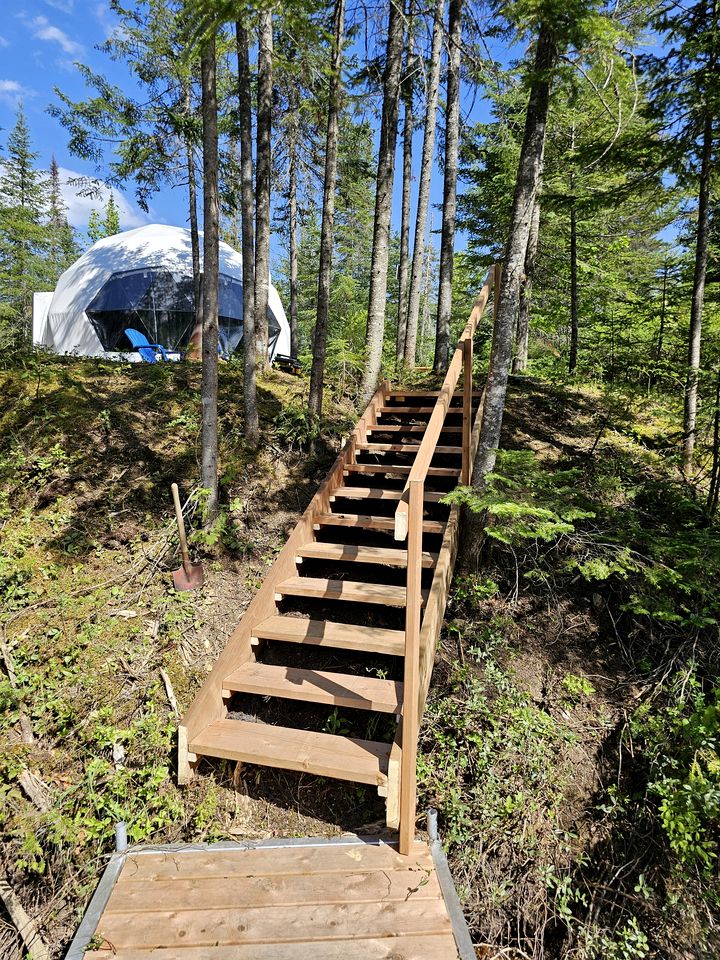 Luxurious, Eco-Friendly Dome in St. Come, Quebec, Perfect for a Glamping Escape in Nature