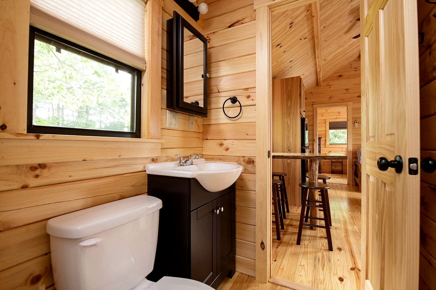 Beach Front Glamping Cabin in Naples, Maine near Sebago Lake