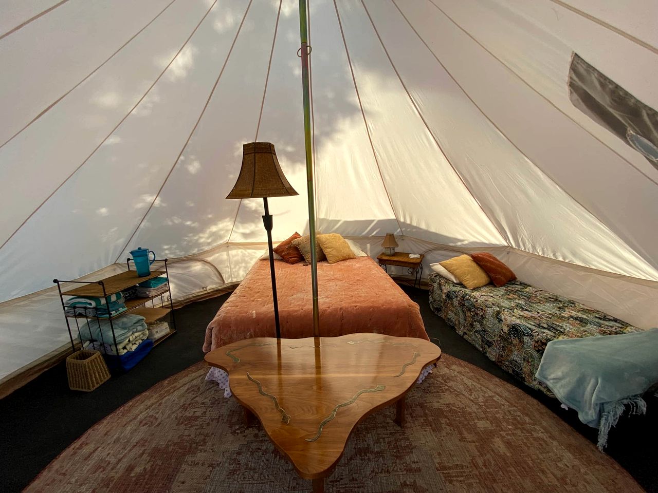 Twin Cedars Camping and Vacation Rentals LLC Tipi, Bell Tents