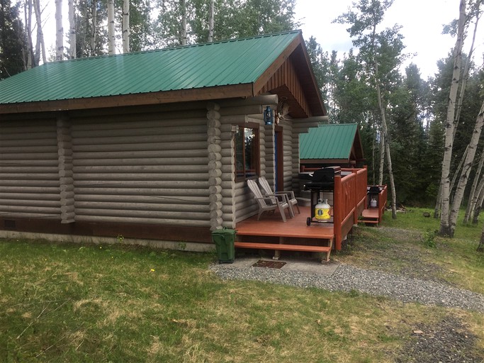 Log Cabins (Canada, Bridge Lake, British Columbia)