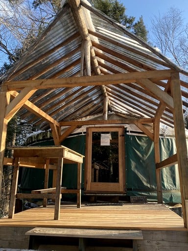 Yurts (United States of America, Chatham, New Hampshire)