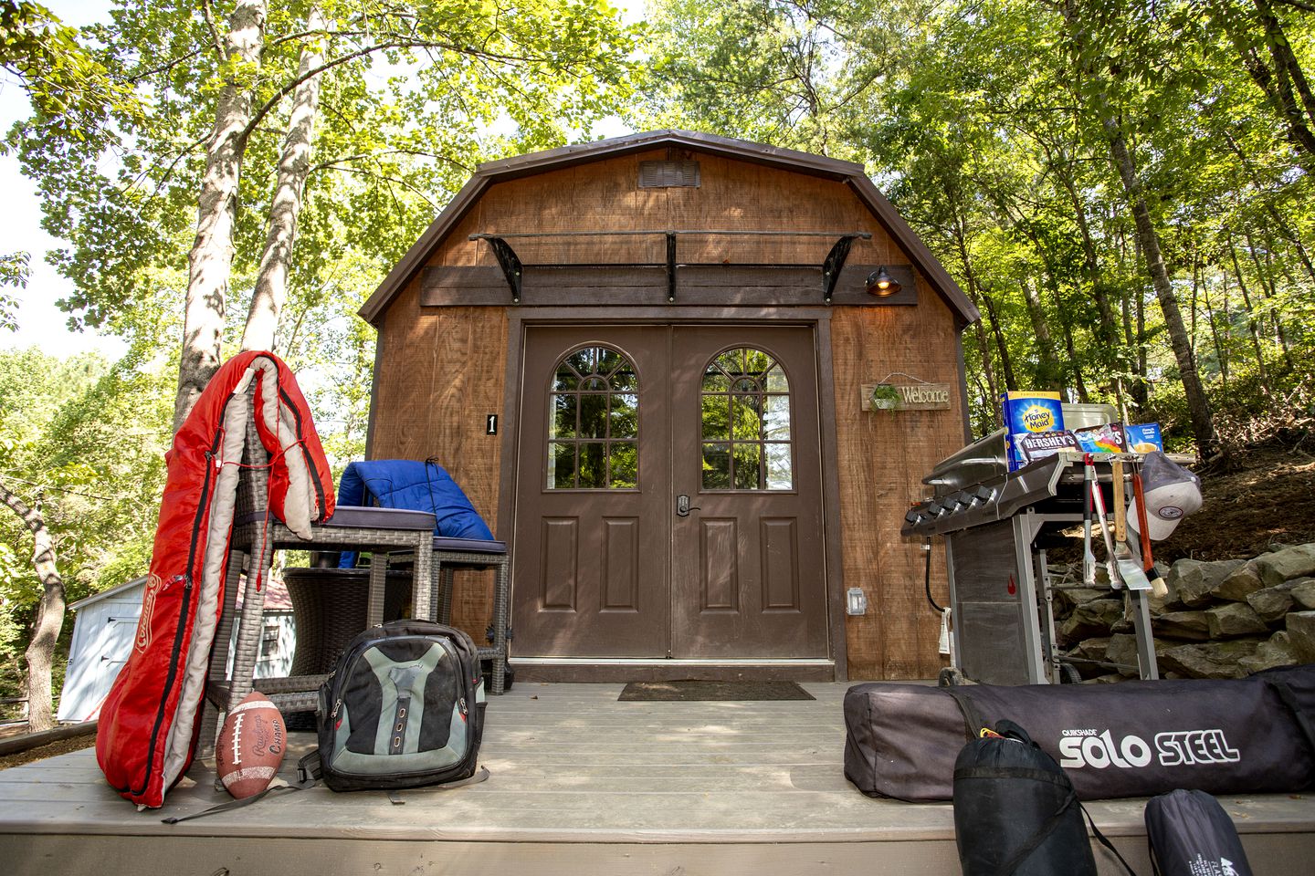Cute Tiny House Glamping Rentals in Mill Spring, North Carolina