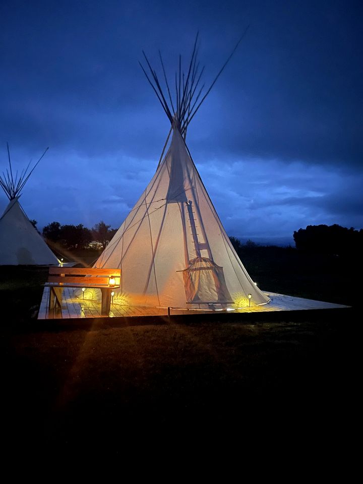 Experience Pet-Friendly Perfection: Classic Tipi Glamping Near Wind River Mountains, WY