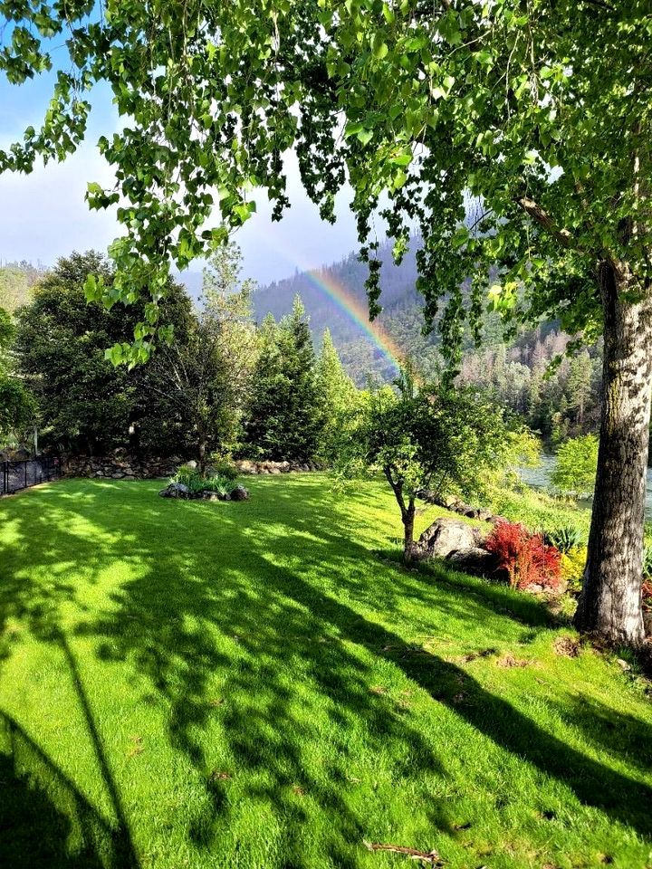 Family-Size Cottage with Trinity River Views in California
