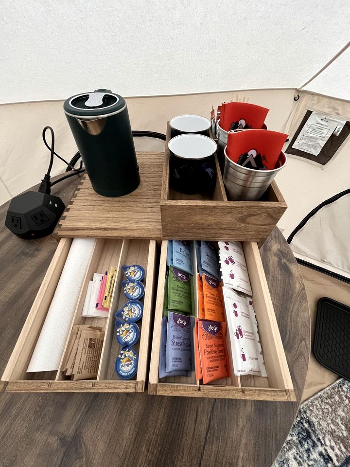 Spacious Bell Tent with Private Deck & Forest Access near Carson, Washington