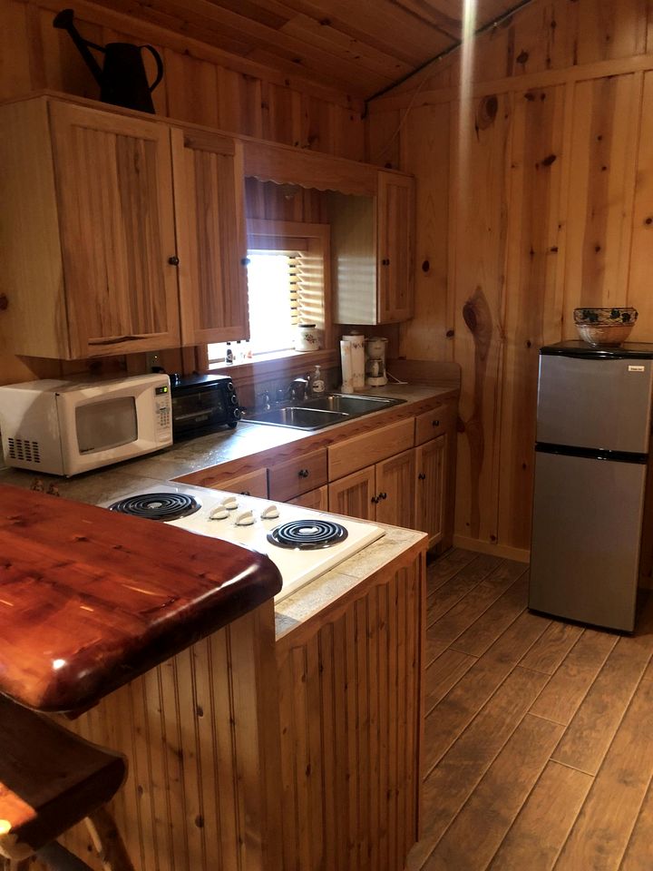 Side by Side Cabins on a Texas Ranch, Perfect for a Family Glamping Getaway from San Antonio