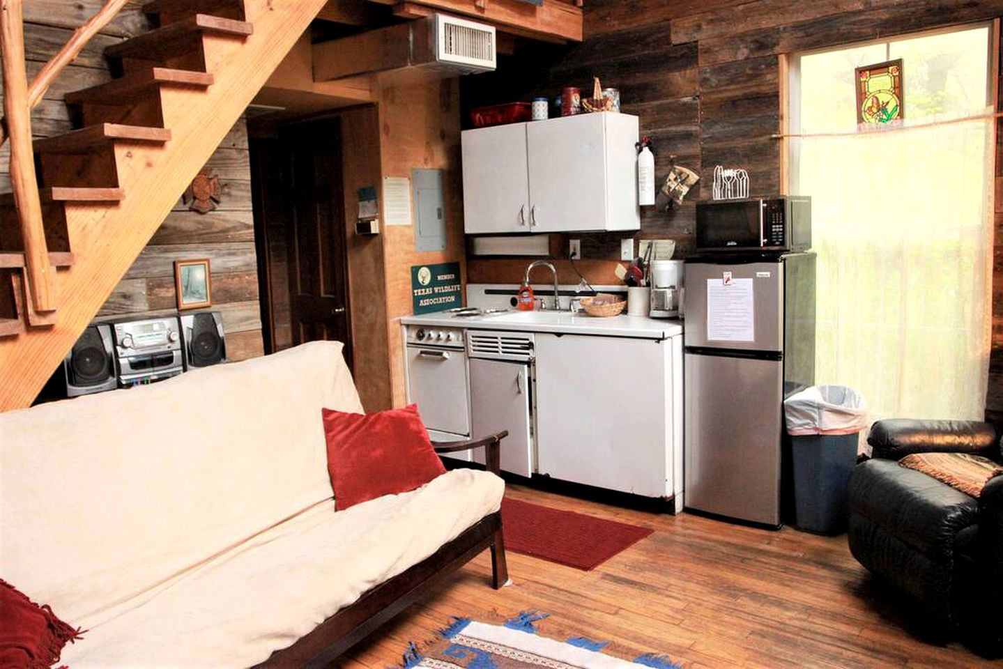 Rustic Two-Bedroom Cabin Rental on Hamilton Creek in Texas Hill Country