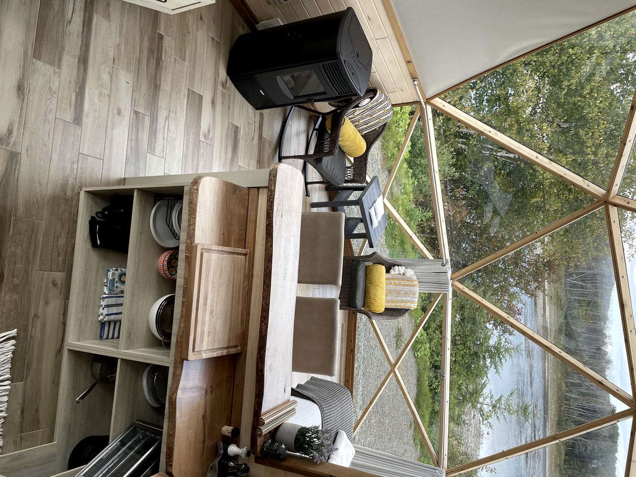 Incredible Dome Rental in Flatlands, New Brunswick with Hot Tub and Spectacular Views