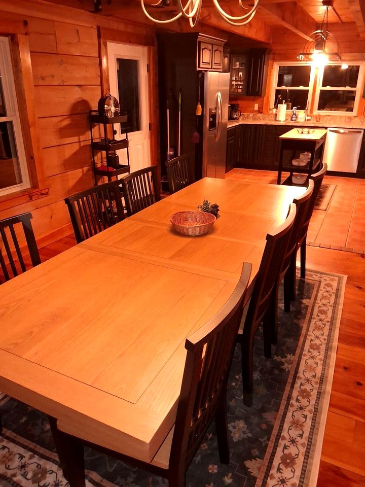 Peaceful Log Cabin on Private Acres with Creek & Pond in Rileyville, Virginia