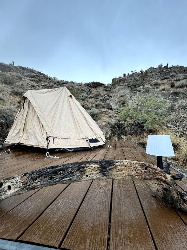 Luxurious and Comfy Bell Tent in the Stunning Nevada Desert