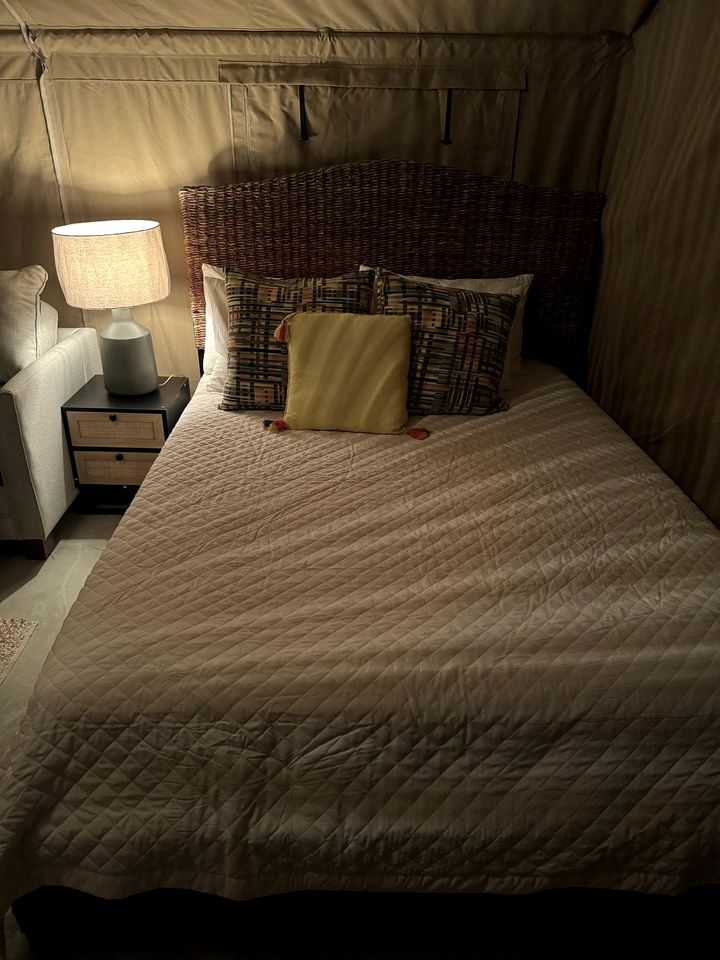 Deluxe Tented Cabin with Large Deck and Living Space in Puerto Rico