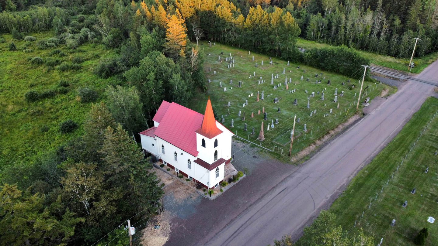 Renovated Church Rental for Cozy Vacations with Friends or Family in Boundary Creek, New Brunswick