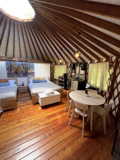 Yurts (United States of America, Livingston Manor, New York)