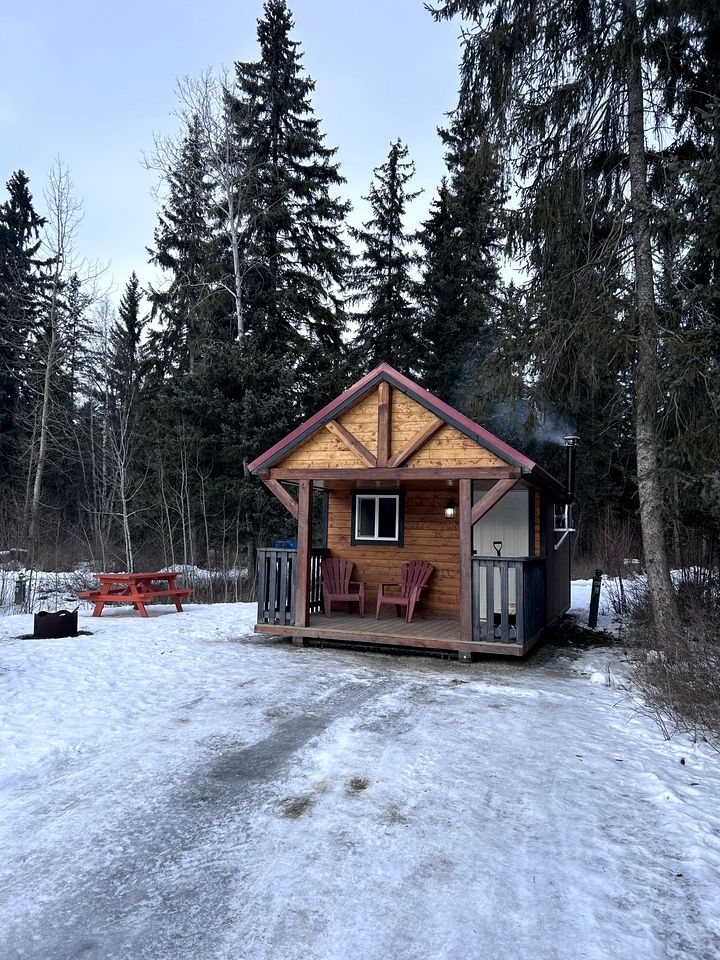 Rustic Wooden Cabin in Golden, British Columbia