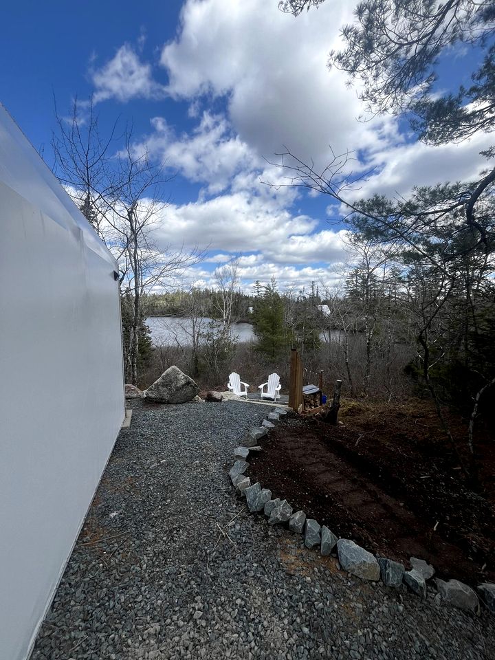 Secluded A-Frame Cabin with Minimalistic Design in Porters Lake, Nova Scotia