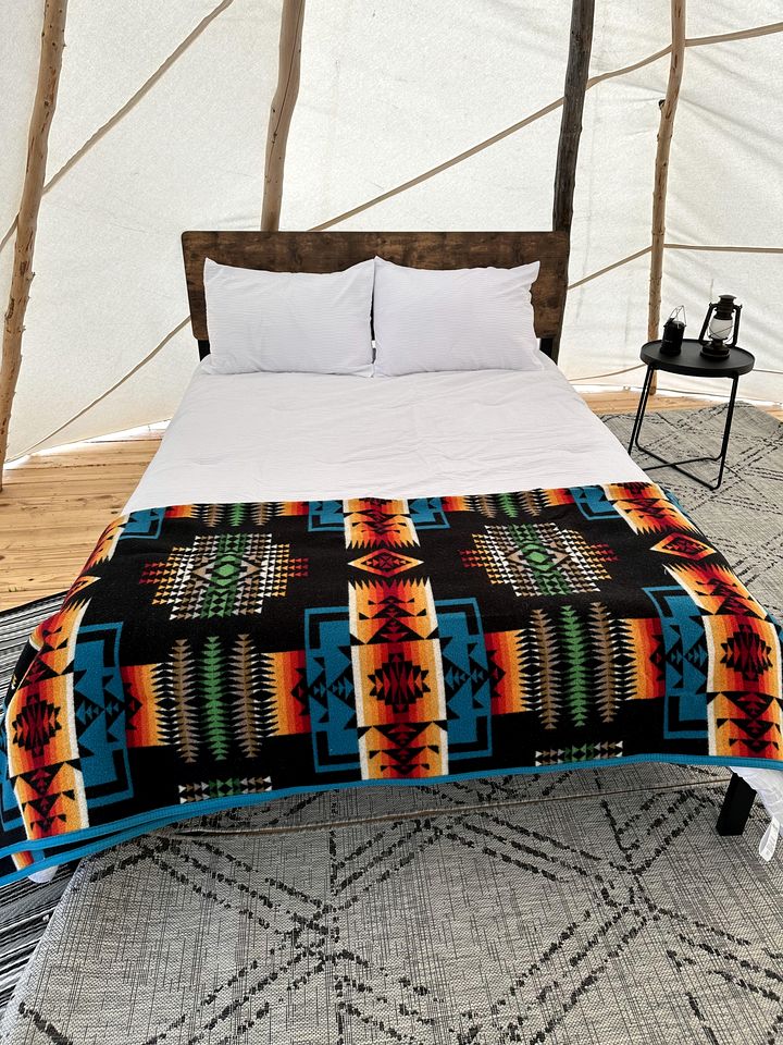Serenity Meets Style: Original Tipi Glamping in Fort Washakie, WY