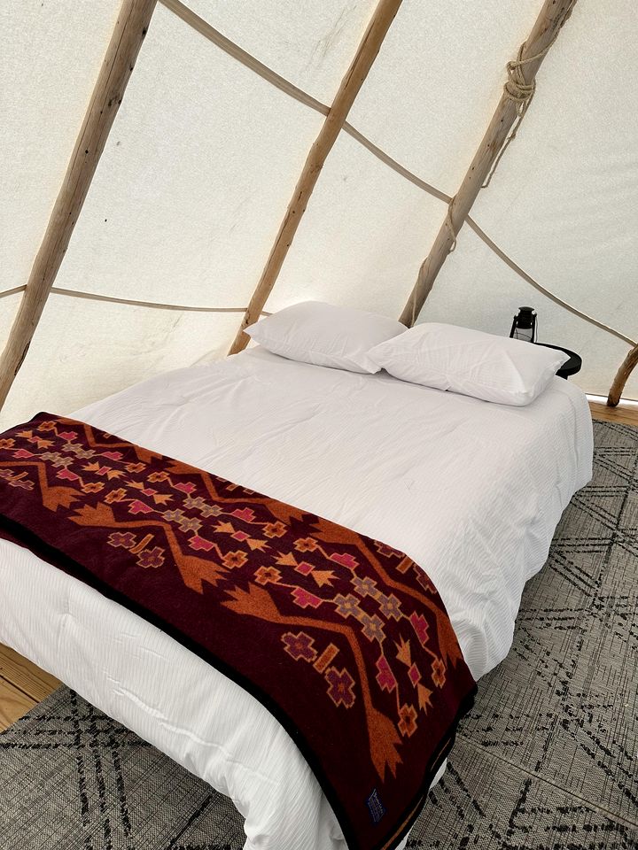 Serenity Meets Style: Original Tipi Glamping in Fort Washakie, WY