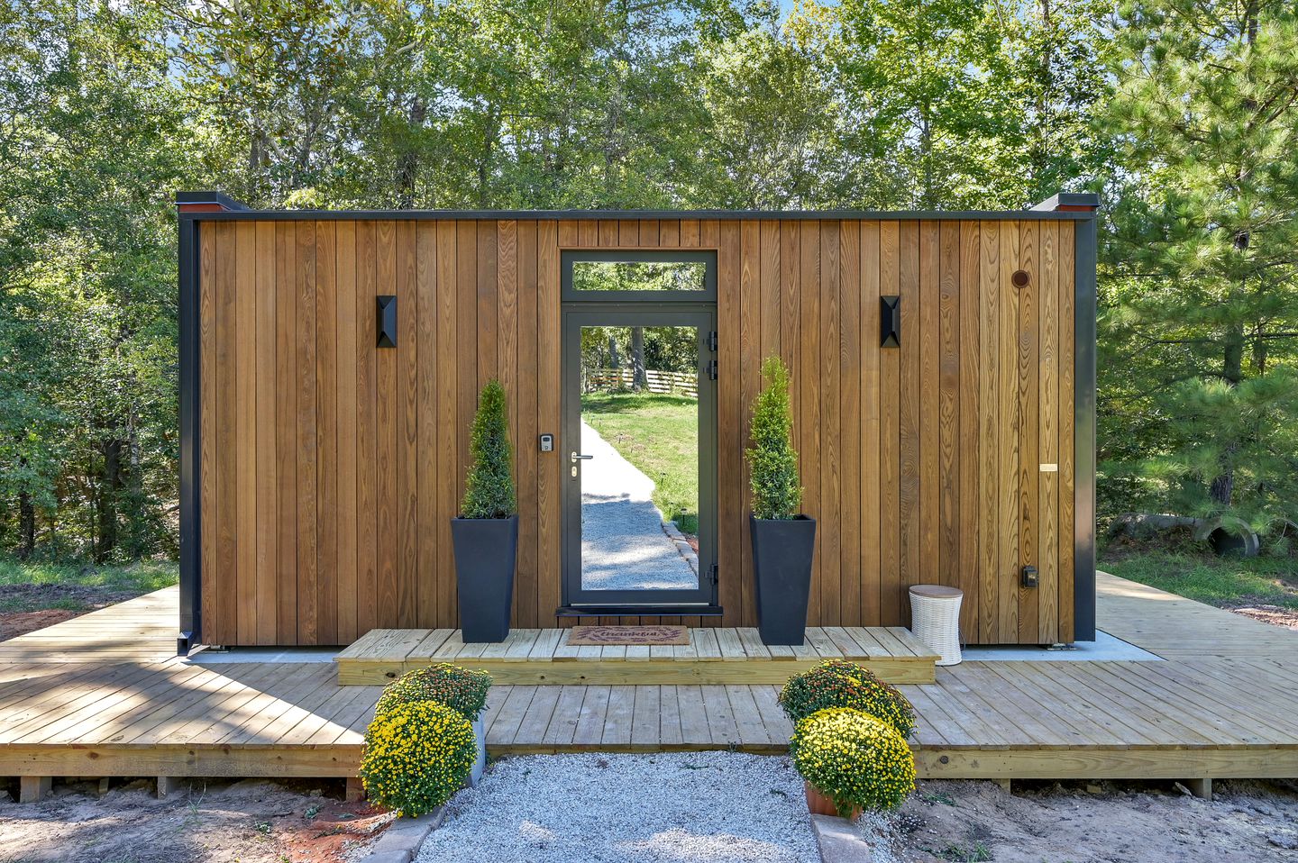 Spectacular Scenery Awaits: Modern Tiny House with Sauna in Coldspring, TX