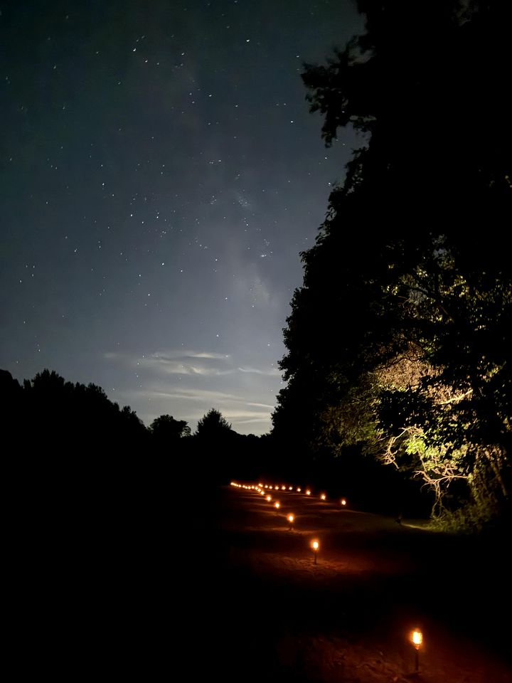 Charming Glamping Tent with Private Hot Tub & Creekside Views near Madison Township, Indiana