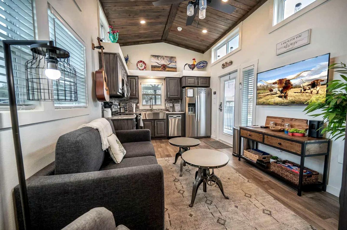 Welcoming Tiny Home Getaway with Resort Amenities Near Fredericksburg, TX