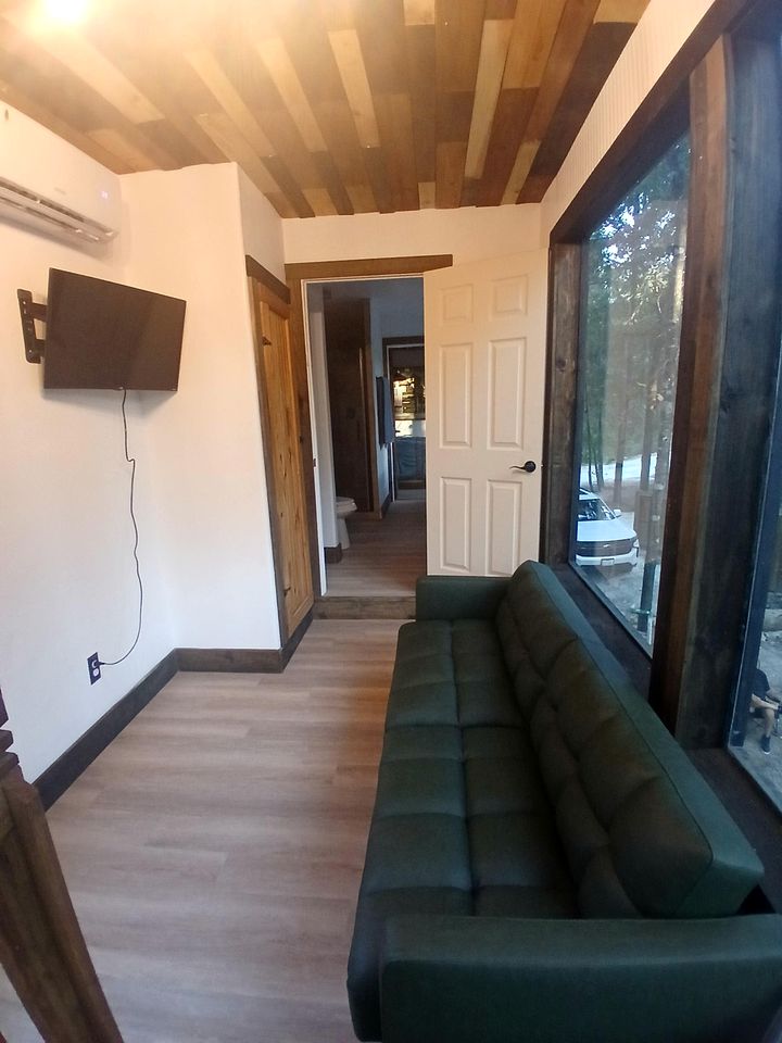 Tranquil Creekside Container with Private Waterfall Near Renaissance Festival | Magnolia, Texas